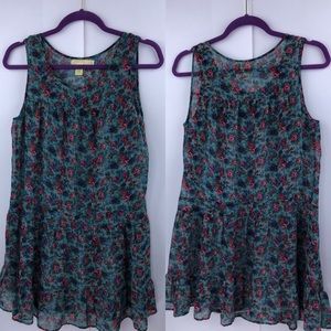 Anthro Pins and Needles Floral Baby Doll Tunic